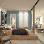 Designer interior intr-o garsoniera mai mare de 40 mp