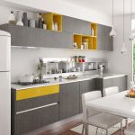 Design in stil modern pentru bucatarie de apartament mic