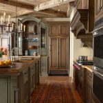 Amenajare bucatarie in stil rustic