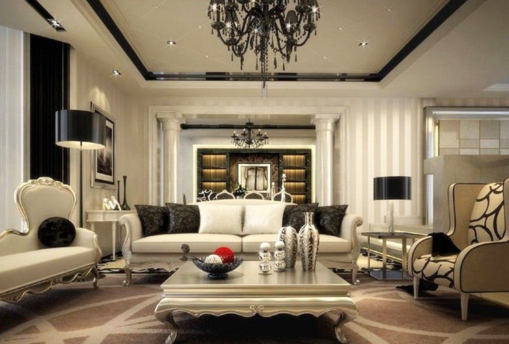 Amenajare living neoclasic in 20 poze de inspiratie