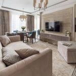 Amenajare living dupa tipul locuintei - apartament cu 2 camere