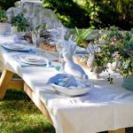 Aranjare si decorarea mesei de Paste in gradina