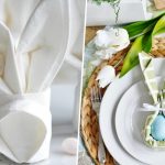 Decoratiuni Paste: servetel pliabil Paste