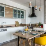 Amenajare bucatarie in design nordic;
