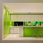 Combinatii culori bucatarie cu verde