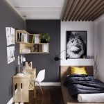 Amenajare dormitor mic in stil modern