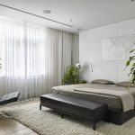 Amenajare dormitor mic in stil modern