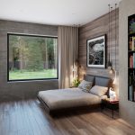 Amenajare dormitor mic in stil modern