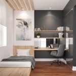 Amenajare dormitor mic in stil modern