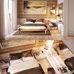 Dormitor ingust accesorizat