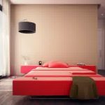 Dormitor in stil Feng Shui cu rosu