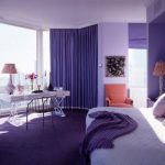 Dormitor in design Feng Shui cu violet