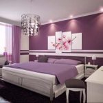 Dormitor in design Feng Shui cu violet