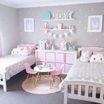 Culori dormitor Feng Shui pentru copii cu roz