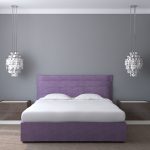 Dormitor in design Feng Shui cu violet