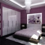 Dormitor in design Feng Shui cu violet