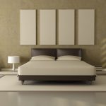 Dormitor elegant in stil Feng Shui modern, maro si bej