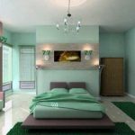 Culori dormitor Feng Shui cu verde
