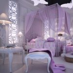 Dormitor in design Feng Shui cu violet