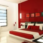 Dormitor in stil Feng Shui cu rosu