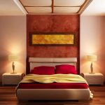 Dormitor in stil Feng Shui cu rosu