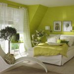 Culori dormitor Feng Shui cu verde