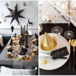 Amenajarea mesei festive, cu centru de masa, pentru Anul Nou 2022