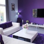 Living culori, in culori gri cu mov, argintii, negru si alb;