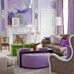 Living cu culori violet