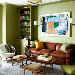 Living culori cu combinatii de verde