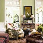 Living culori cu combinatii de verde