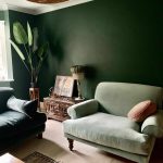 Living culori cu combinatii de verde
