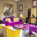 Living galben, cu culori asociate