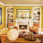 Living galben, cu culori asociate