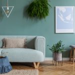Culori living cu verde menta