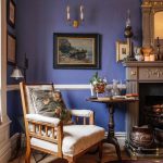 Culori living cu bleumarin