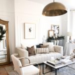 Culori living, neutre cu accente de alama, metal