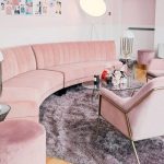Culori living cu roz