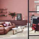 Culori living cu roz