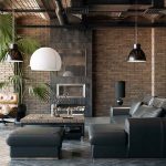 Interior in design industrial