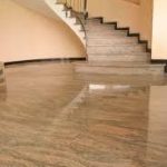 Piatra decorativa din granit in pardoseala