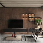 Interior in design industrial