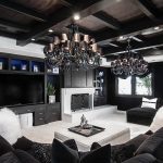 Living luxos alb-negru in 2023
